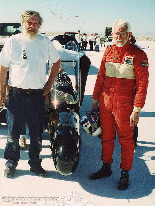 Max Lambky and Don Vesco in 1996 Don Baker Photo